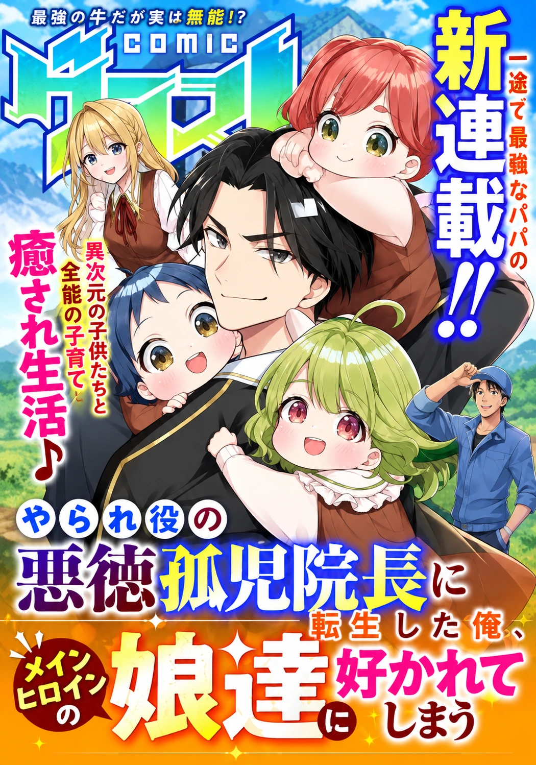 Reincarnated as the Villainous Orphanage Director Destined to Be Defeated, I Ended Up Being Loved by the Main Heroines’ Daughters